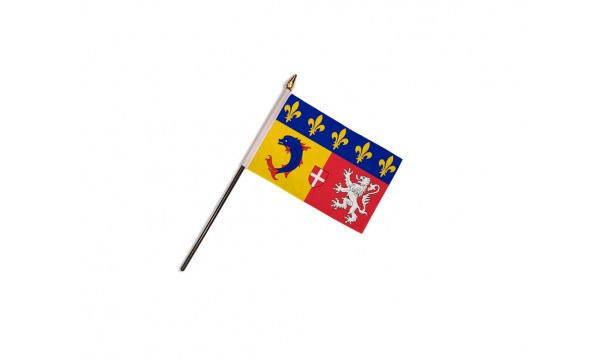 Rhone-Alpes Hand Flags